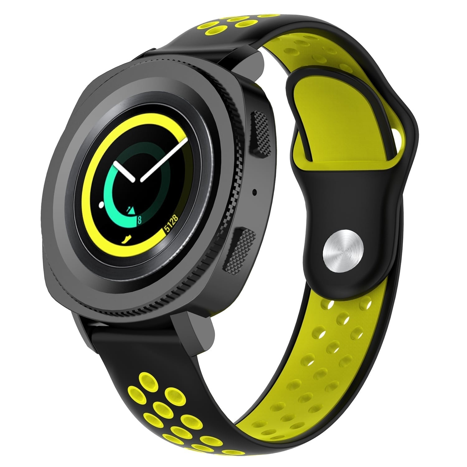 Samsung Gear Sport sport band (zwart/geel)