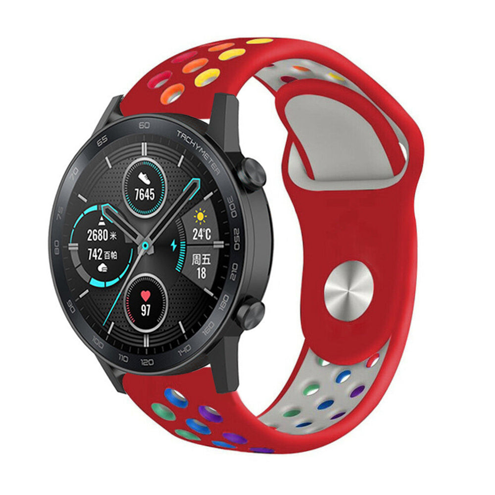 Honor Magic Watch 2 sport band (kleurrijk rood)