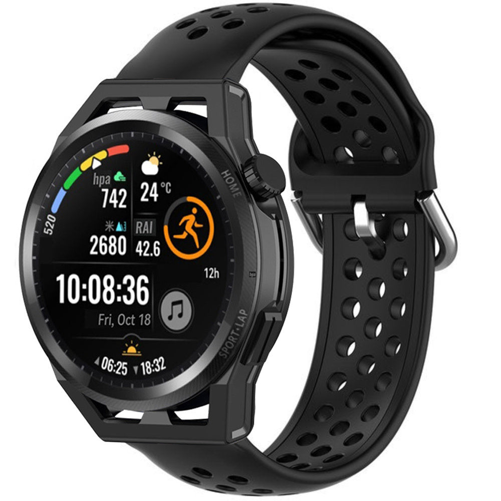Huawei Watch GT sport bandje met gaatjes (zwart)