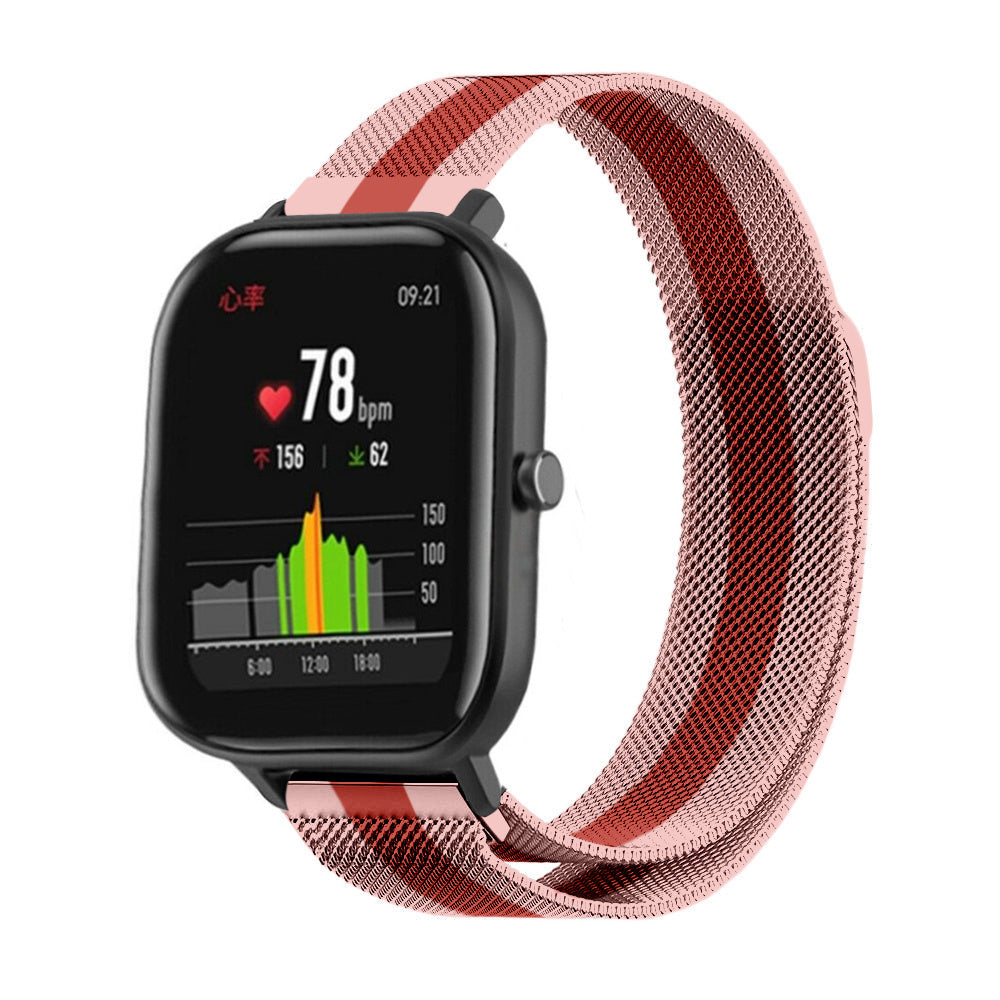Xiaomi Amazfit GTS Milanese band (rood/roze)