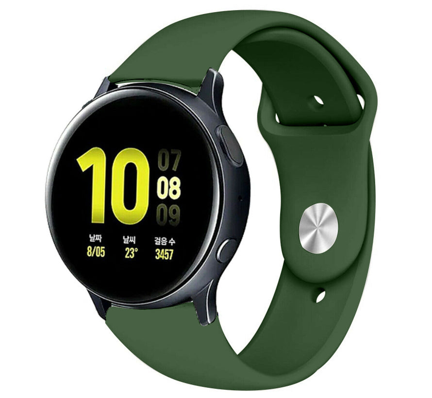 Samsung Galaxy Watch Active / Active2 sport band (legergroen)