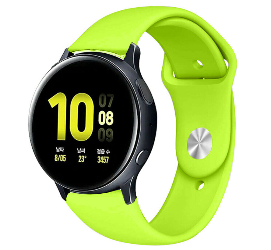 Samsung Galaxy Watch Active / Active 2 sport band (lichtgroen)