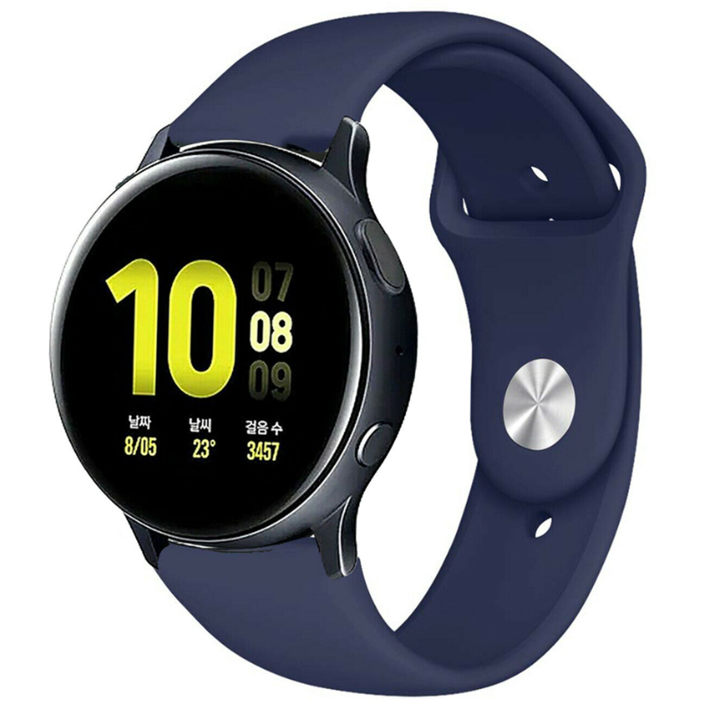 Samsung Galaxy Watch Active / Active 2 sport band (donkerblauw)