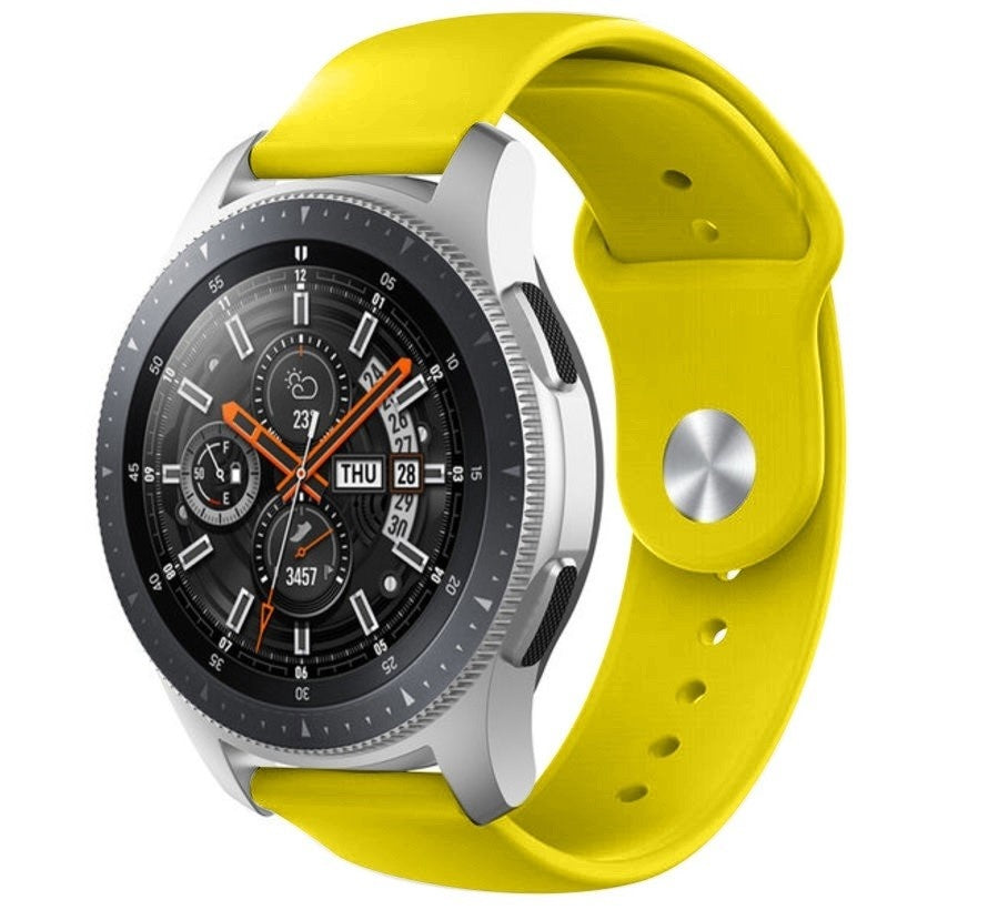 Samsung Galaxy Watch 46mm sport band (geel)