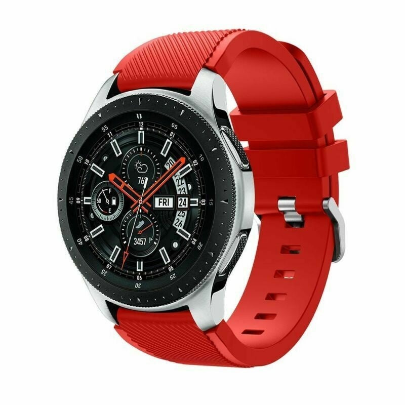 Samsung Galaxy Watch 46mm siliconen bandje (rood)