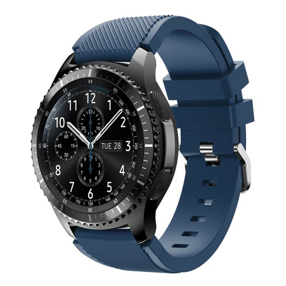 Samsung Gear S3 Classic & Frontier siliconen bandje (donkerblauw)