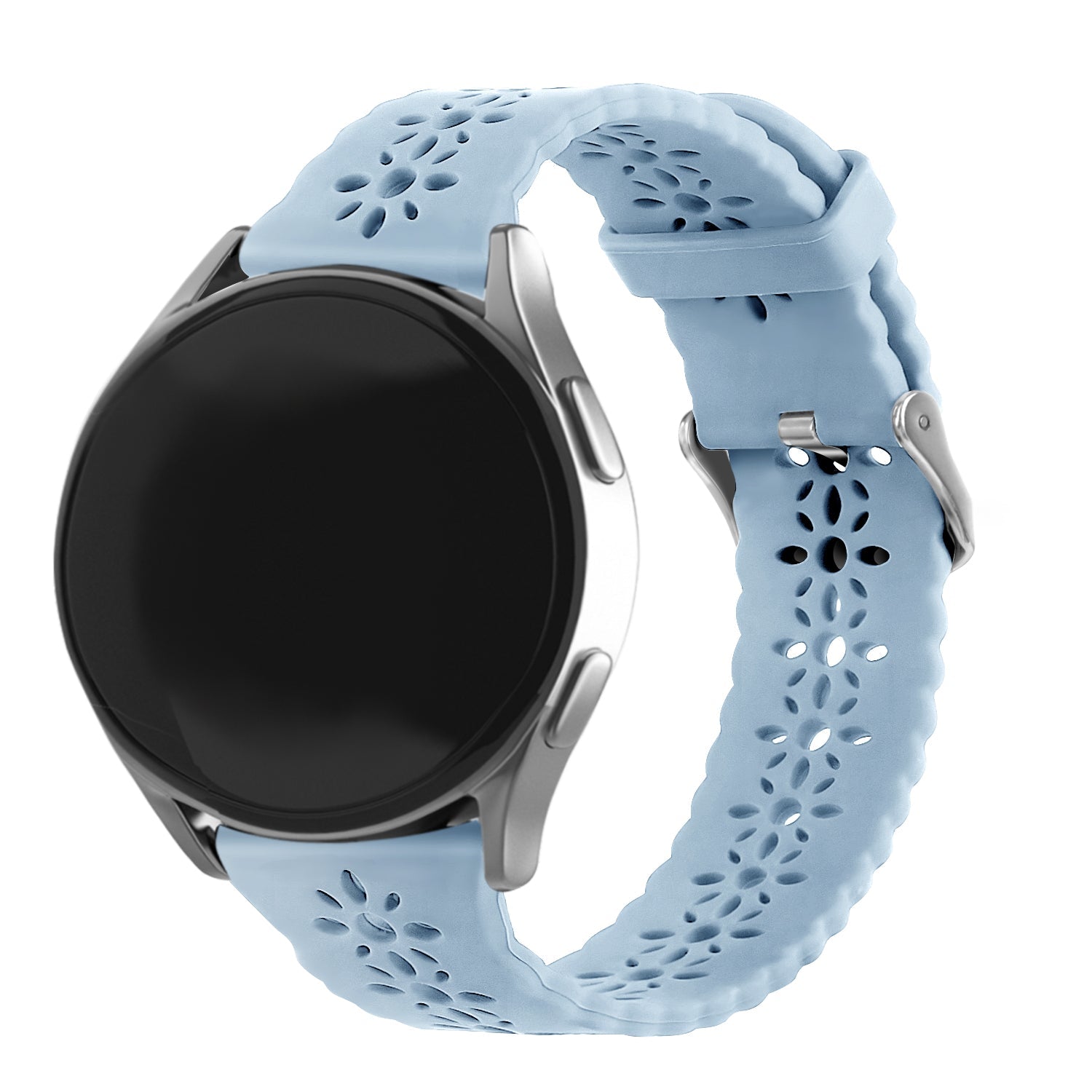 Amazfit GTR Mini siliconen bandje met patroon (mist blauw)