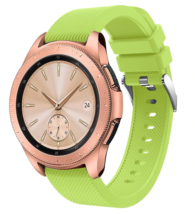 Samsung Galaxy Watch siliconen bandje 41mm / 42mm (lichtgroen)