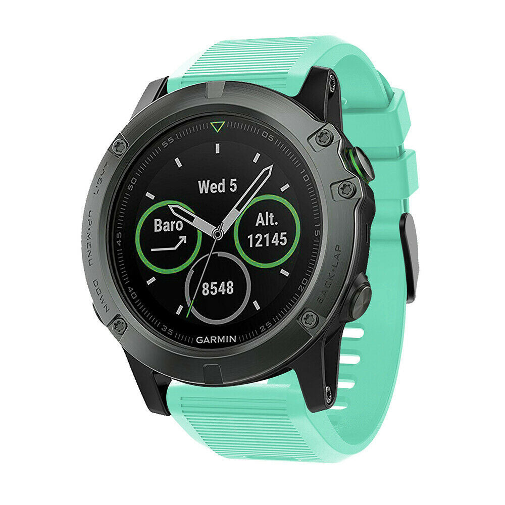 Garmin Fenix 8 Pro - 51mm siliconen bandje (aqua)