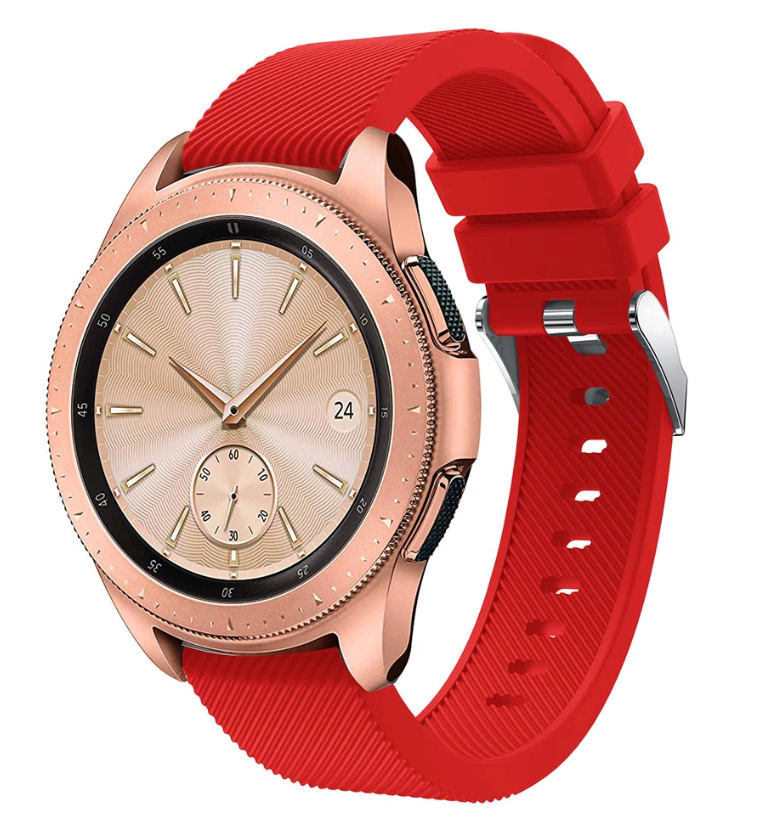 Samsung Galaxy Watch siliconen bandje 41mm / 42mm (rood)