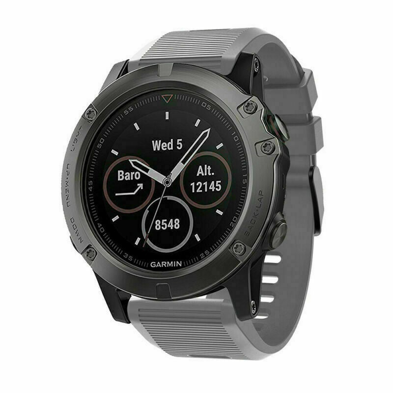 Garmin Descent MK3i - 51mm siliconen bandje (grijs)