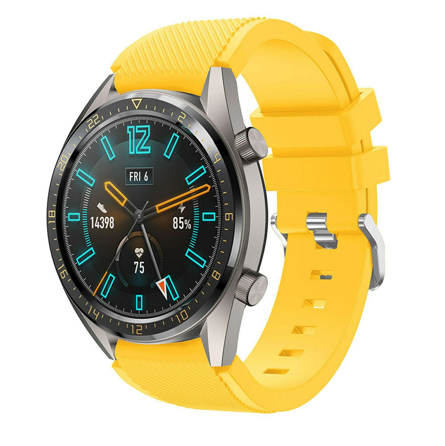 Huawei Watch GT 2 siliconen bandje (geel)
