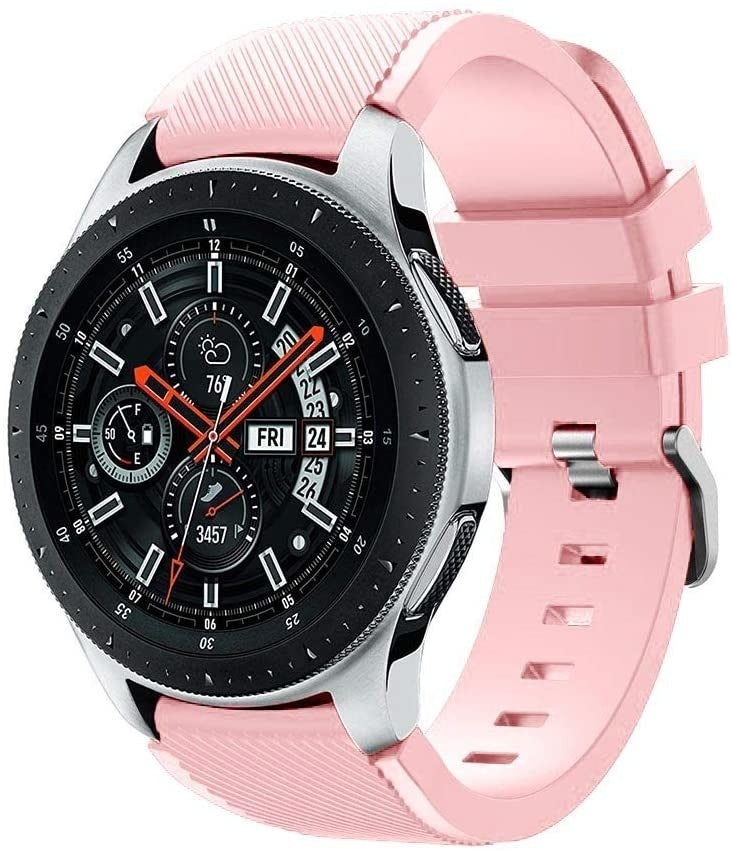 Samsung Galaxy Watch 46mm siliconen bandje (roze)