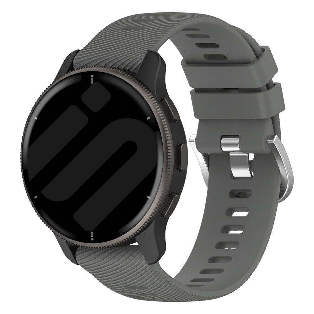 Garmin Approach S42 siliconen bandje (donkergrijs)