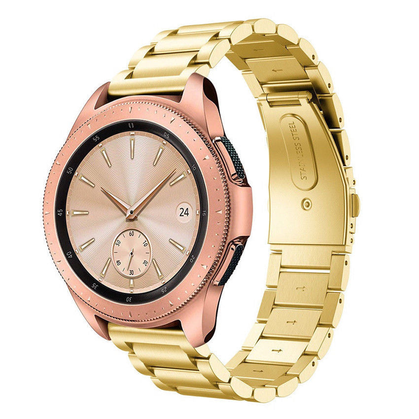 Samsung Galaxy Watch stalen band 41mm / 42mm (goud)