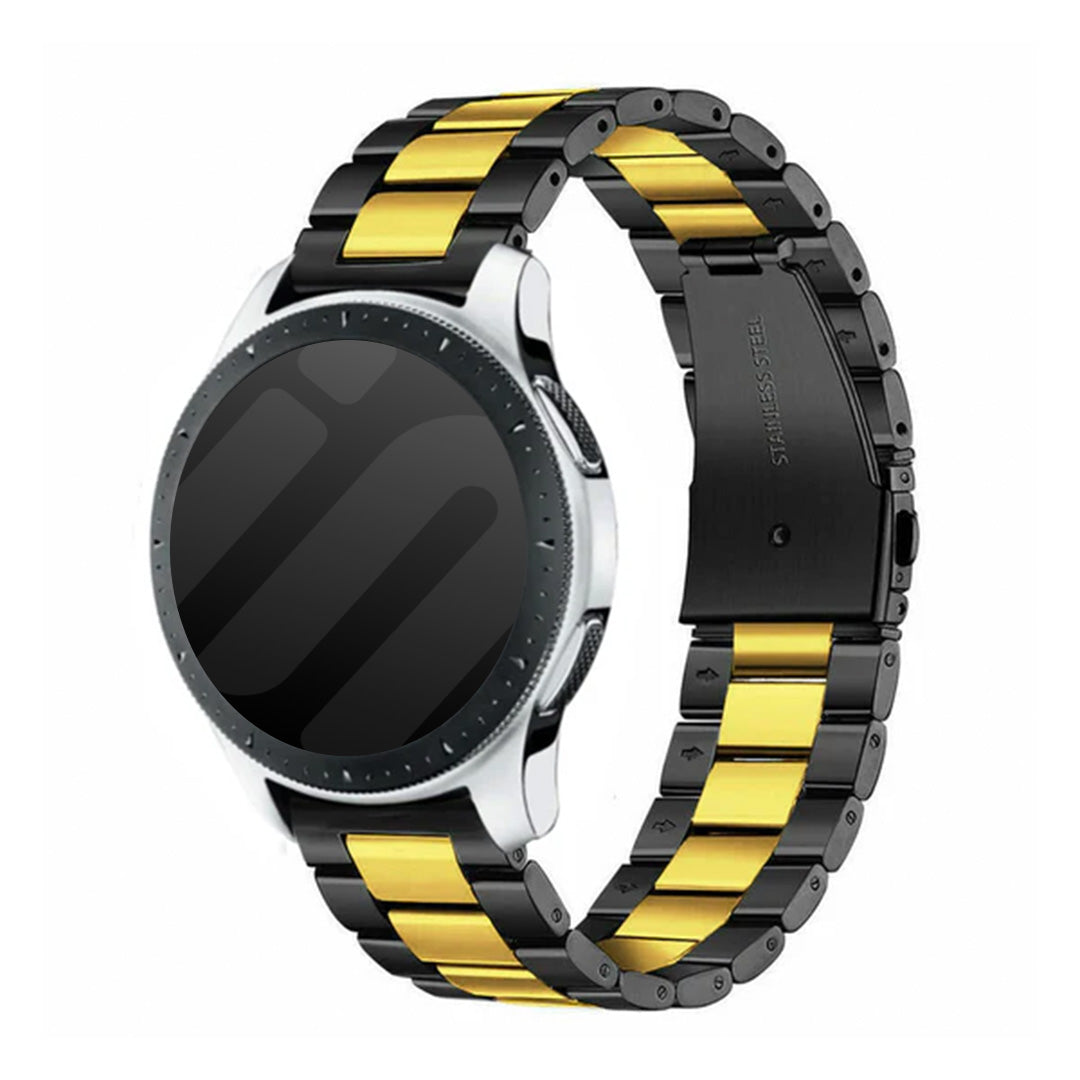 Garmin Approach S12 stalen band (zwart/goud)