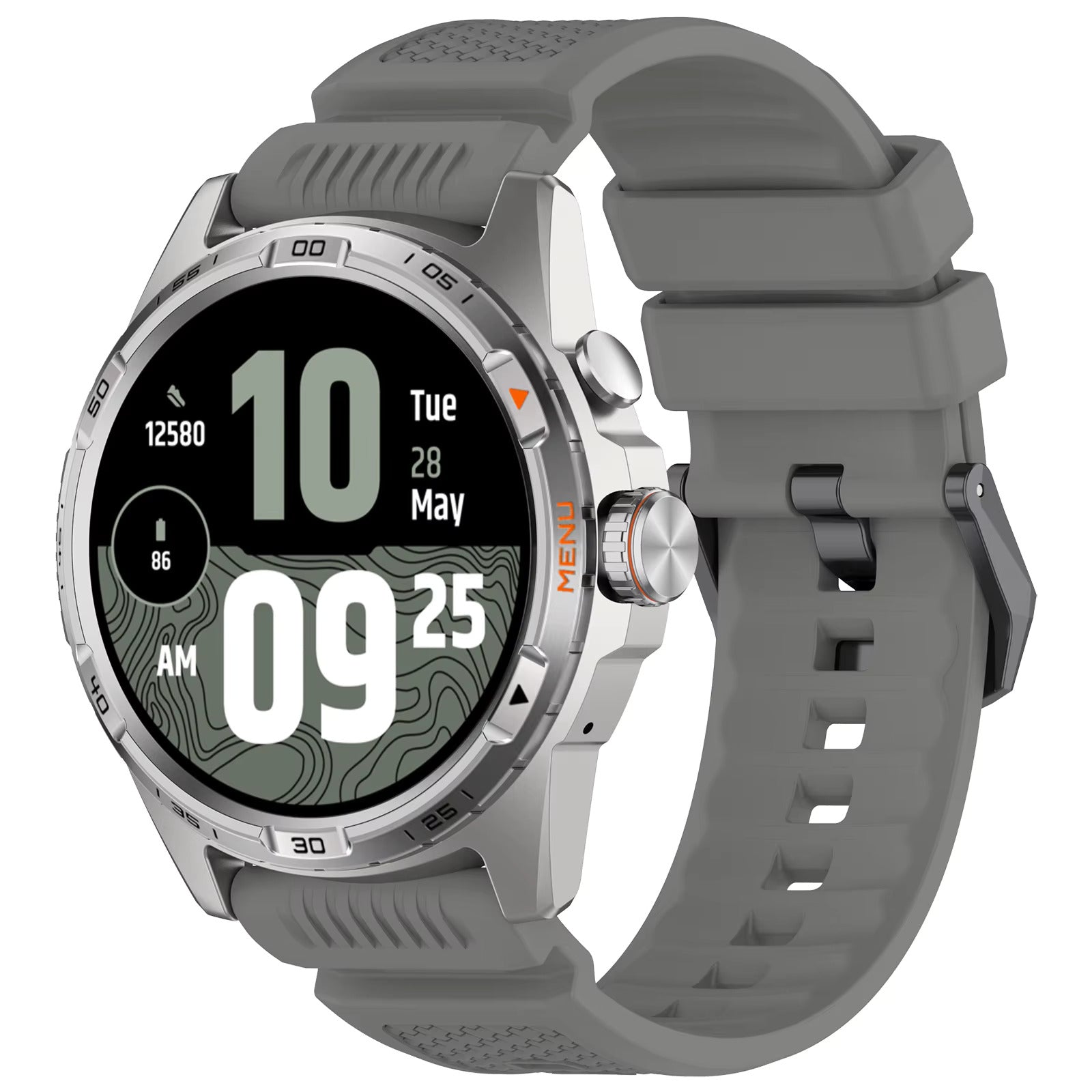 TicWatch Pro 5 Enduro siliconen bandje (grijs)