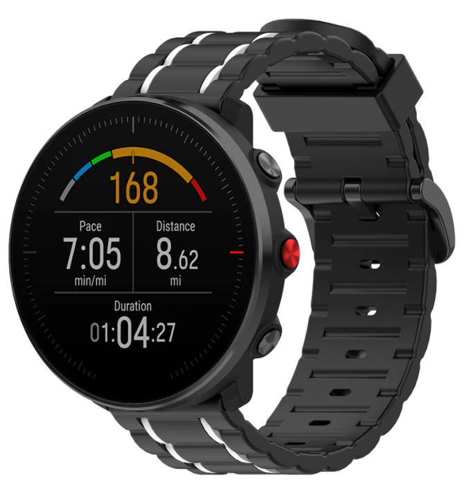 Polar Vantage M sport gesp band (zwart/wit)