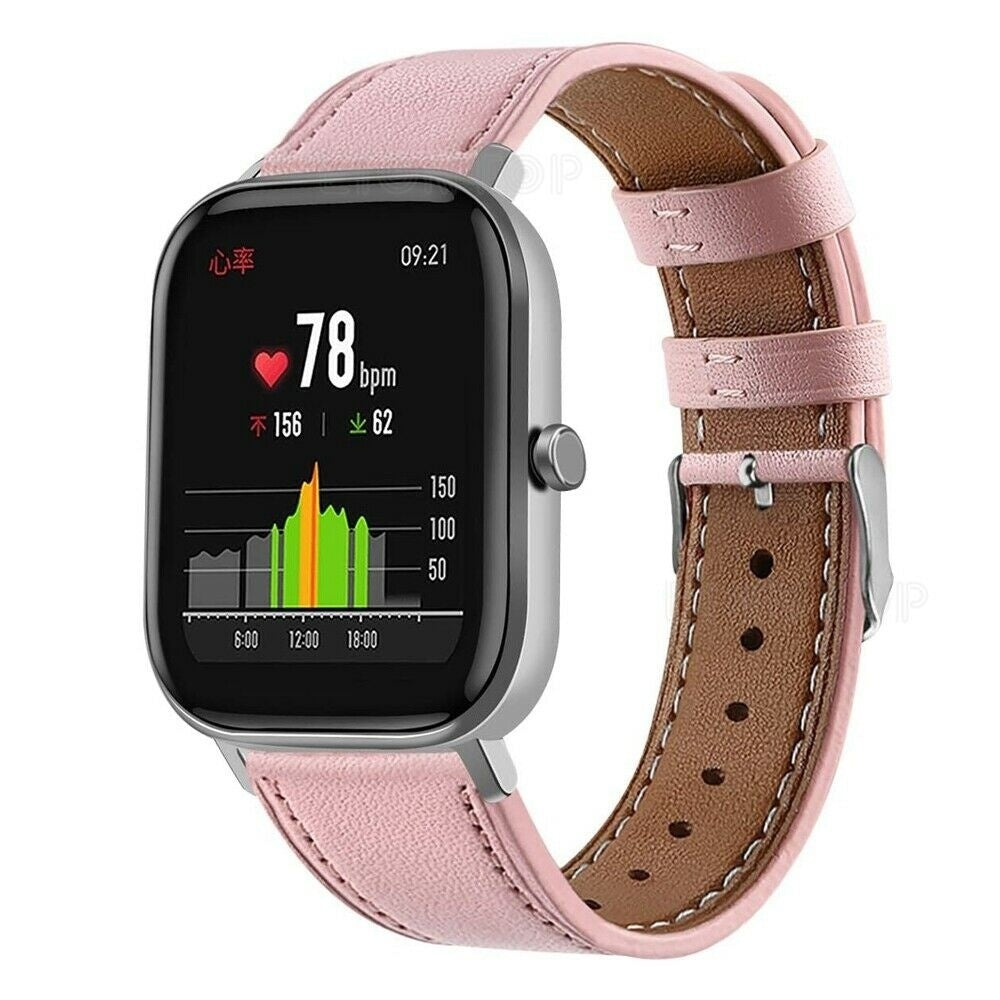 Xiaomi Amazfit GTS bandje leer (roze)