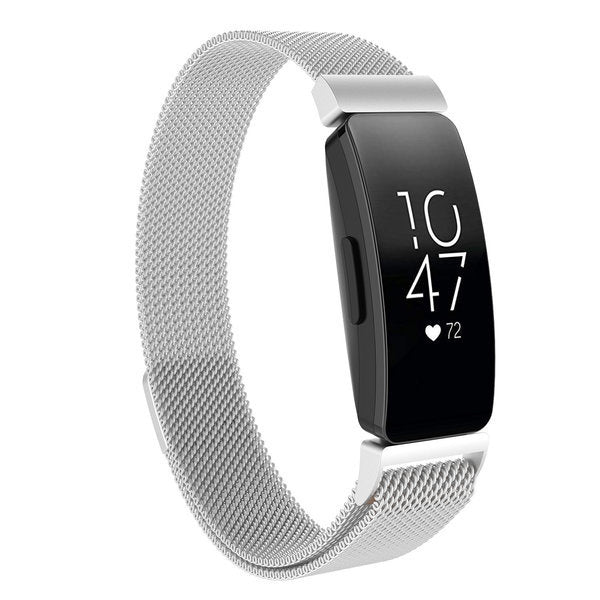 Fitbit Inspire / Inspire HR / Inspire 2 Milanese band (zilver)