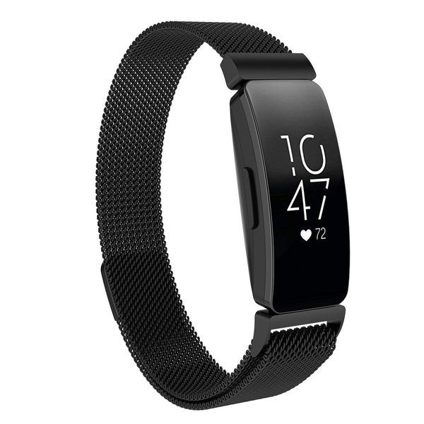 Fitbit Inspire / Inspire HR / Inspire 2 Milanese band (zwart)