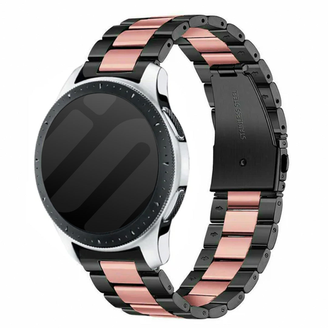 Garmin Approach S40 stalen band (zwart/roze)