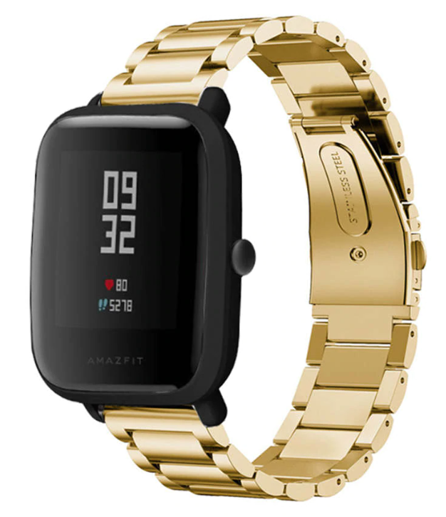 Xiaomi Amazfit Bip stalen band (goud)
