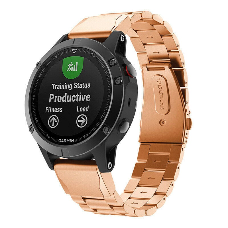 Garmin Approach S60 stalen band (rosé goud)