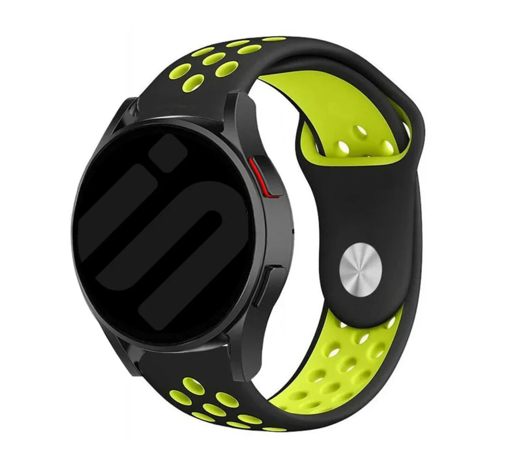 Amazfit Bip U (Pro) sport bandje (zwart/geel)