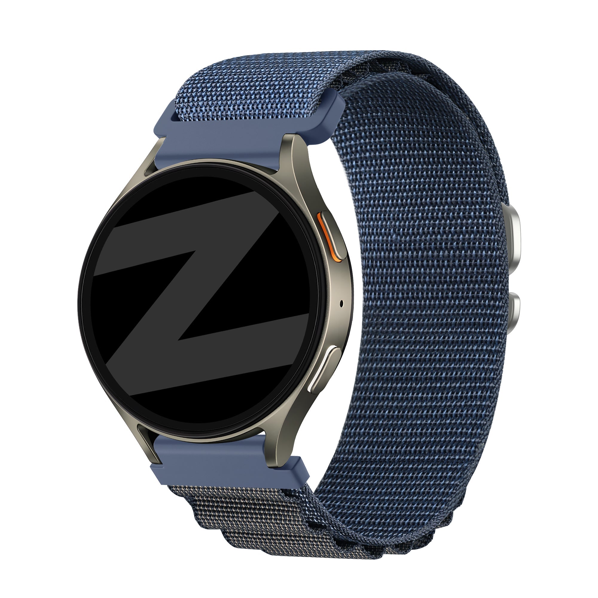Bandz Samsung Galaxy Watch 6 - 40mm Alpine nylon band (grijsblauw)