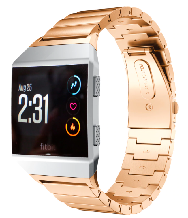 Fitbit Ionic metalen bandje (rosé goud)