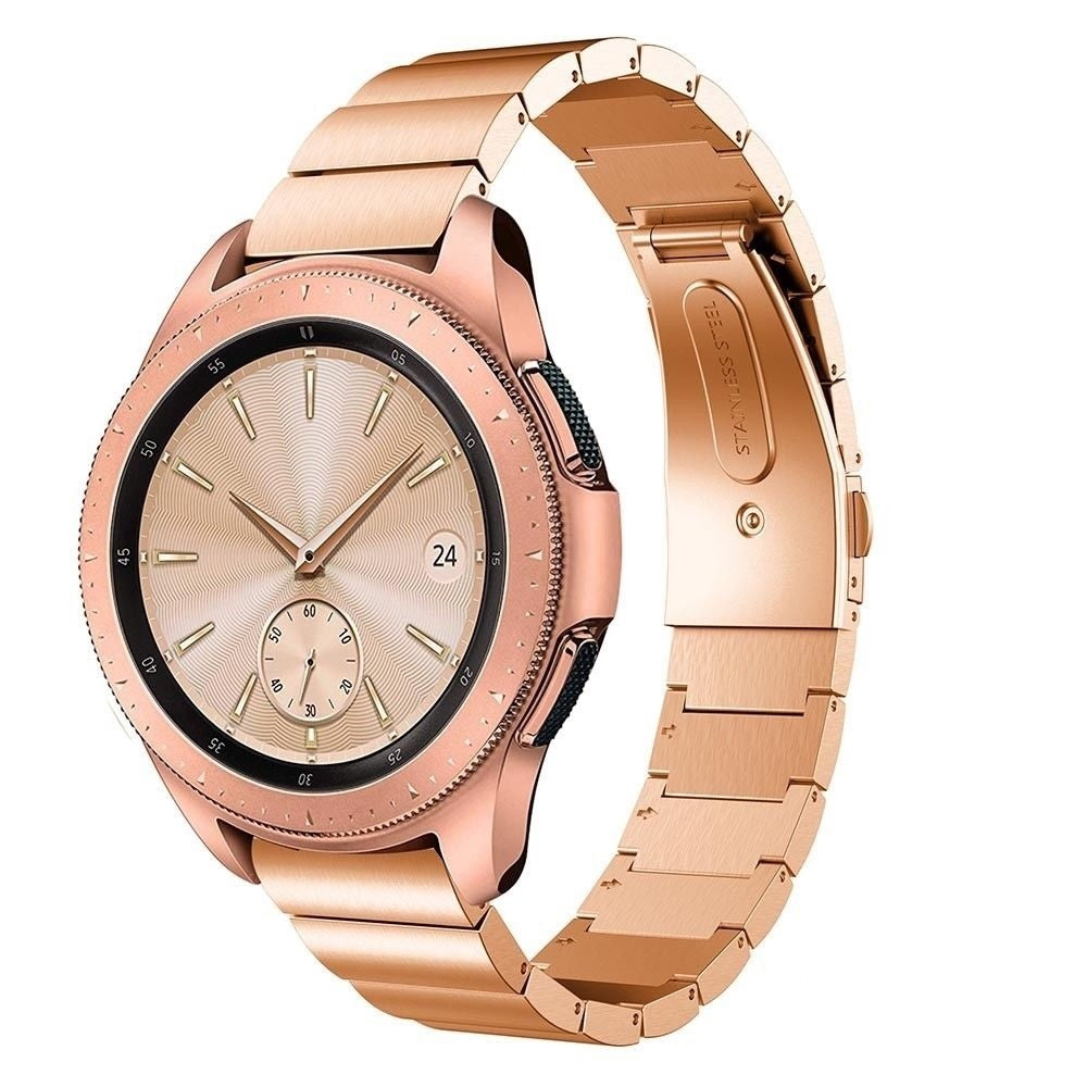 Samsung Galaxy Watch 42 mm luxe metalen bandje (rosé goud)