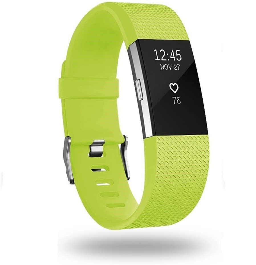 Fitbit Charge 2 siliconen bandje (lichtgroen)