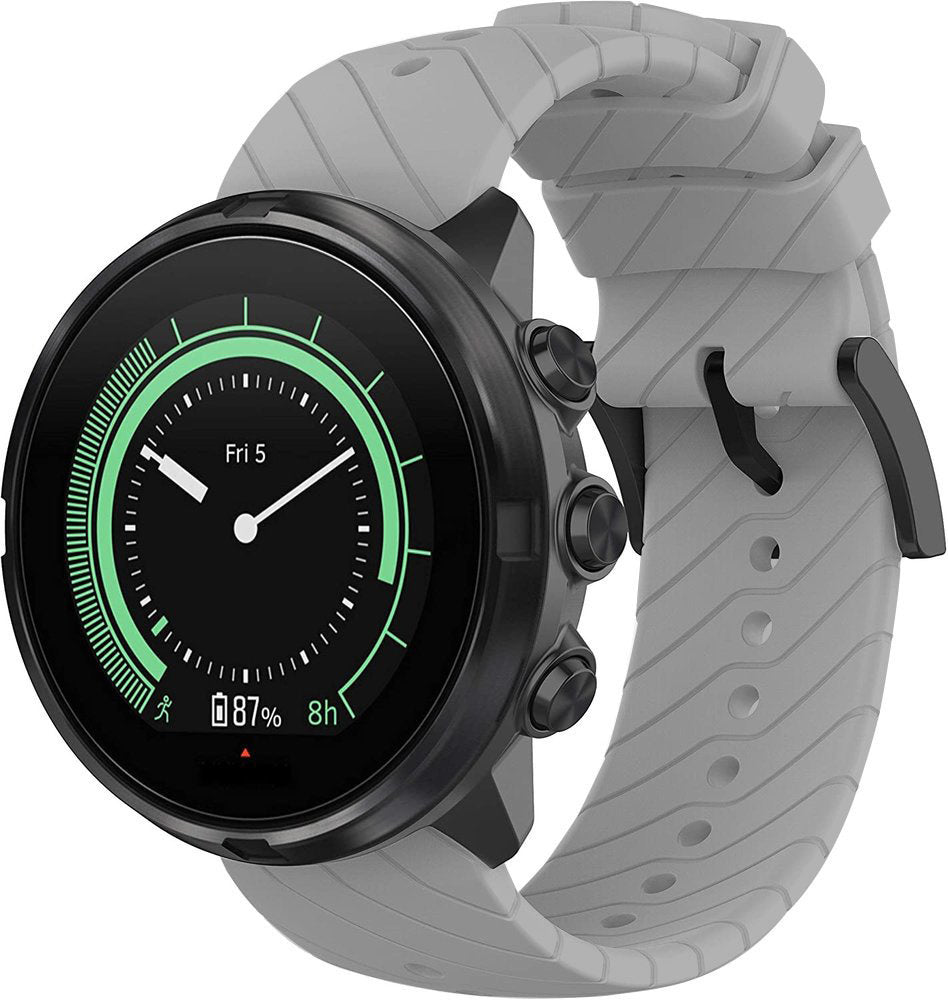 Suunto 9 (Baro) siliconen bandje (grijs)
