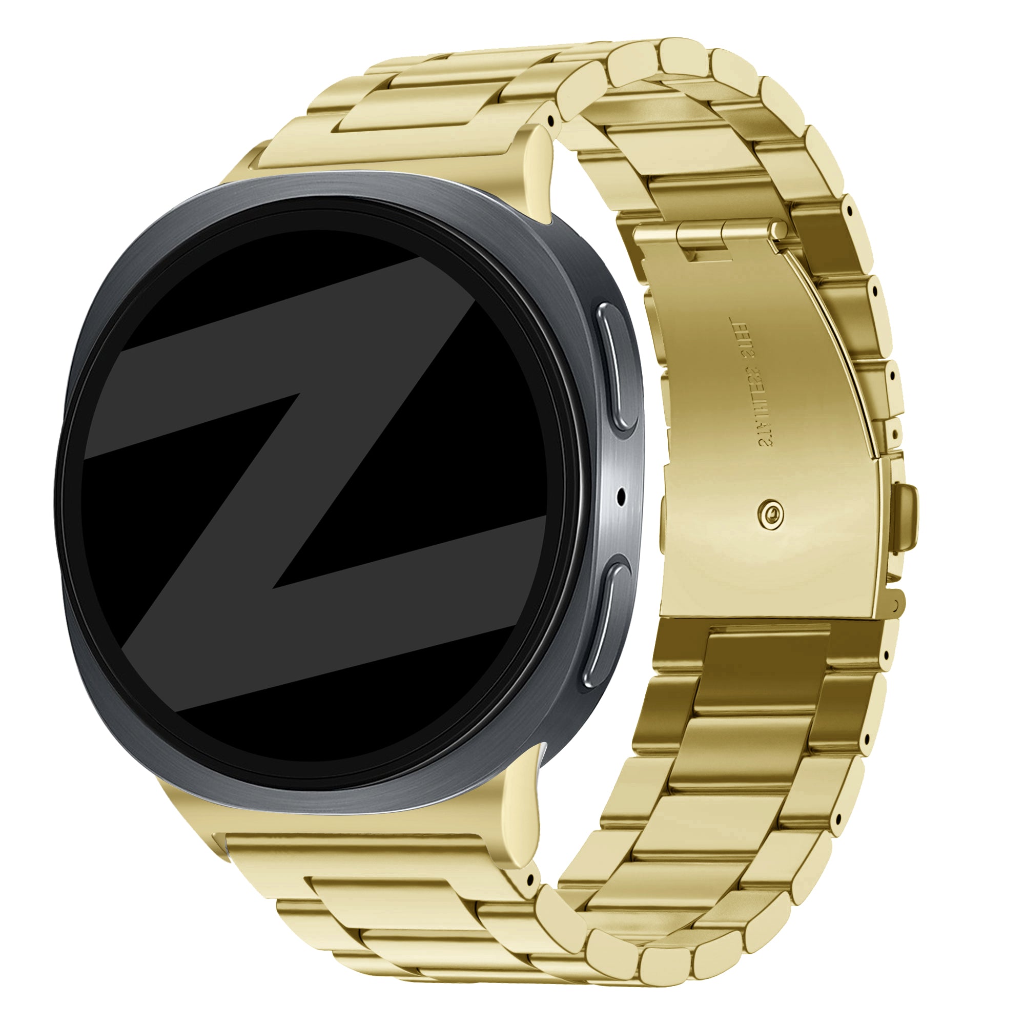 Bandz Samsung Galaxy Watch 8 Classic stalen band 'Classic' (goud)