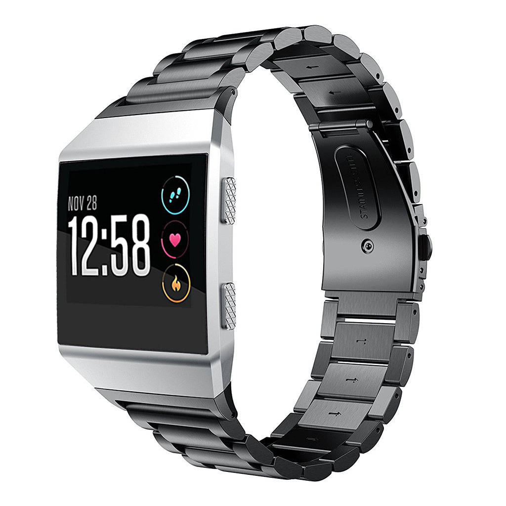 Fitbit Ionic stalen bandje (zwart)