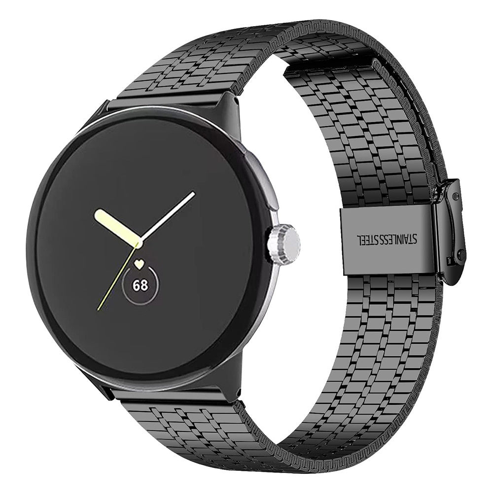 Google Pixel Watch 4 - 41mm roestvrijstalen band (zwart)