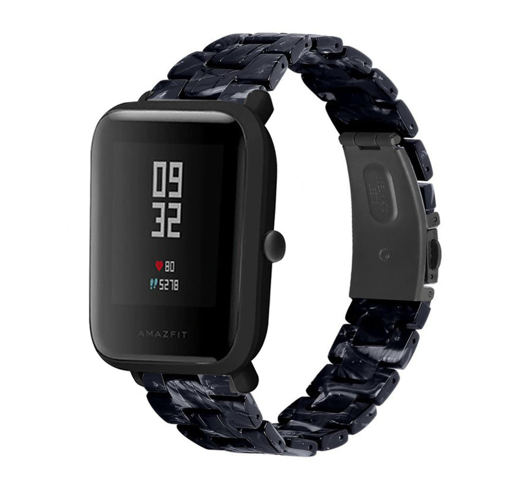 Xiaomi Amazfit Bip resin bandje (zwart/wit)