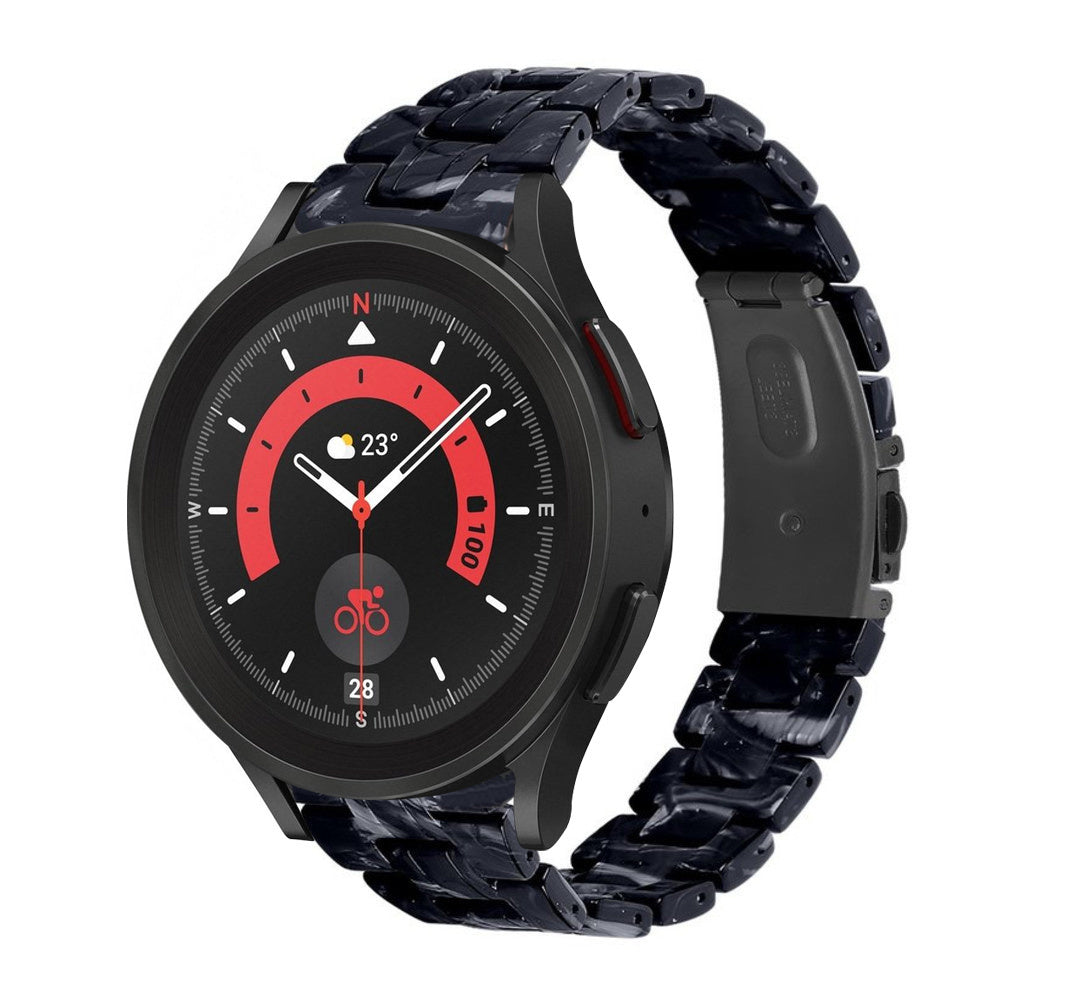 Samsung Galaxy Watch 5 Pro resin bandje (zwart/wit)