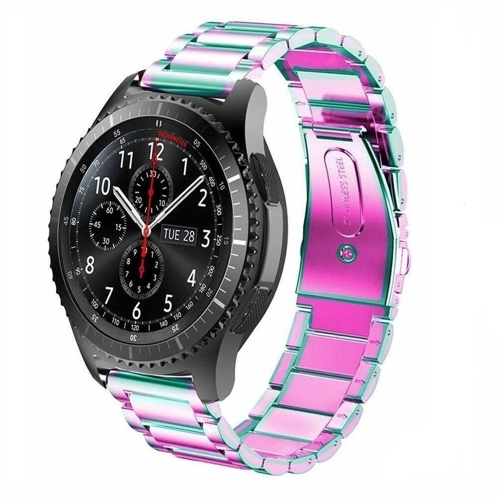 Samsung Galaxy Watch 46mm stalen band (regenboog)