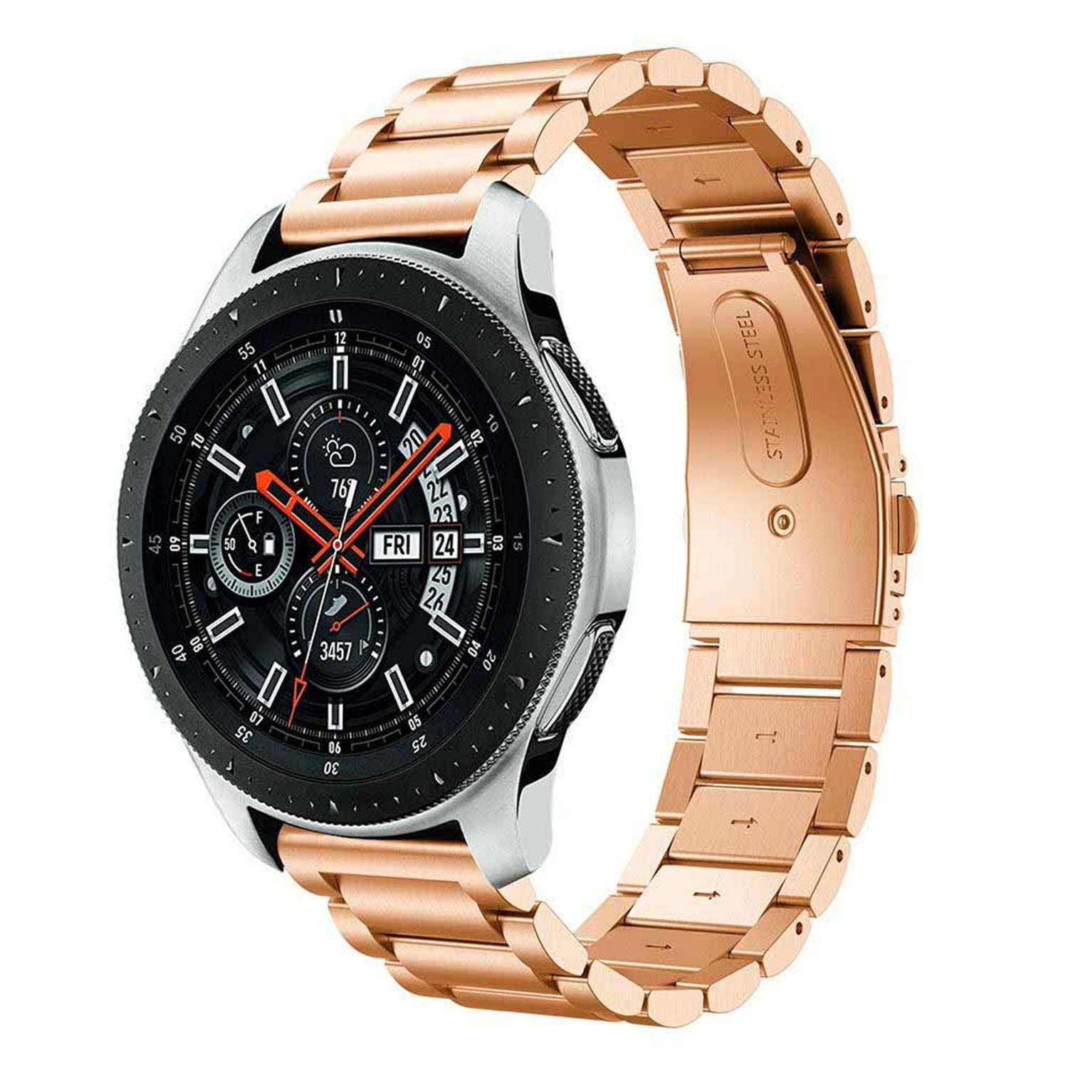 Samsung Galaxy Watch stalen band 45mm / 46mm (rosé goud)