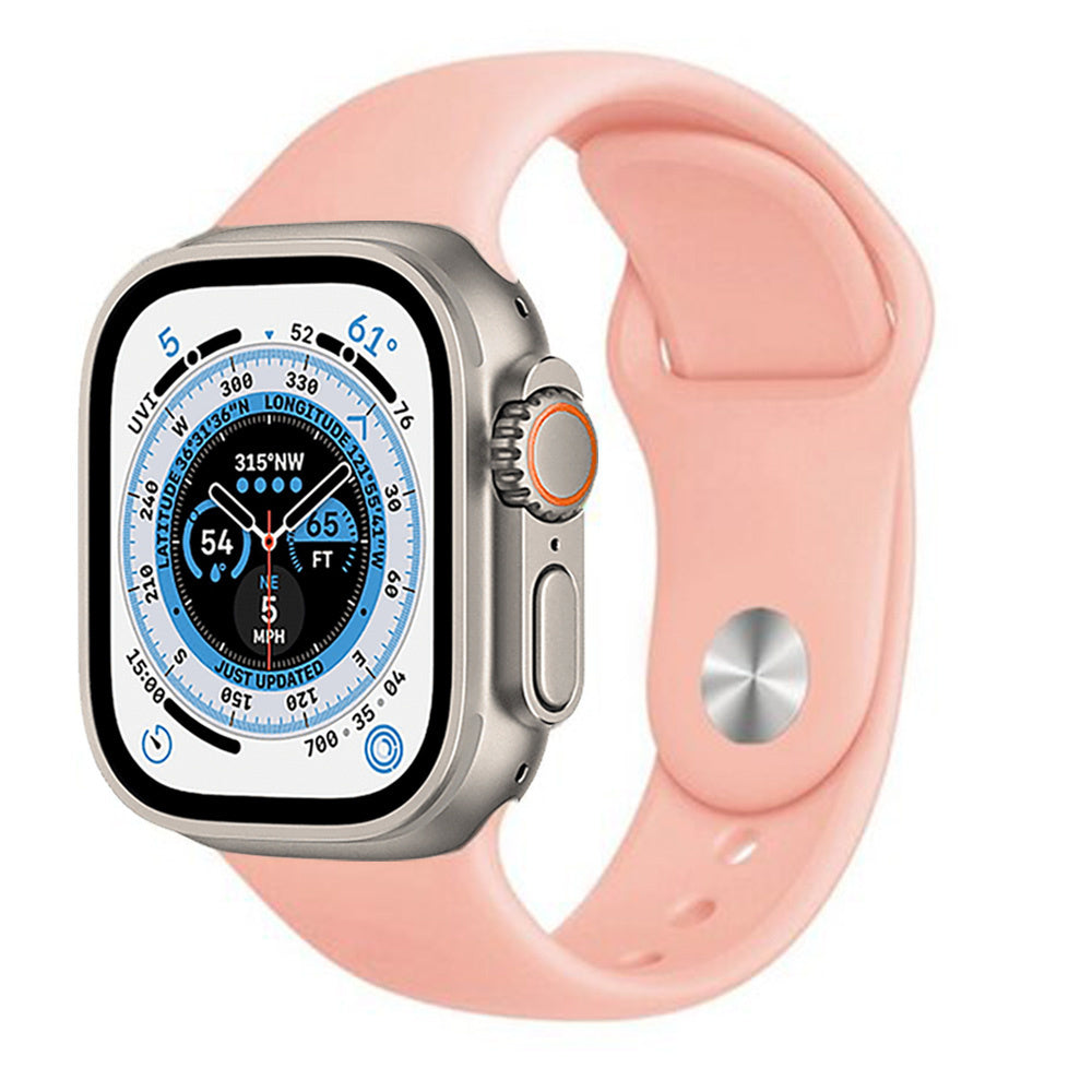 Apple Watch Ultra silicone band (zand roze)