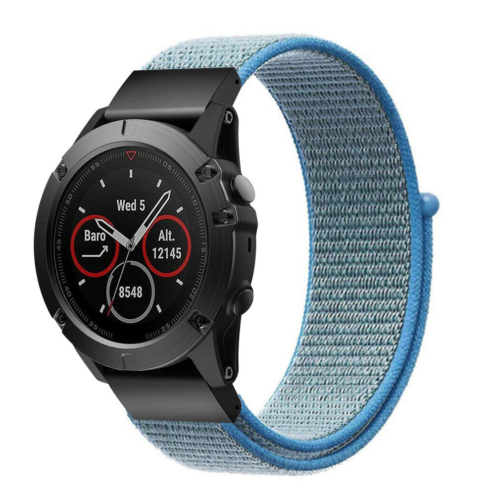 Garmin Descent Mk2S nylon band (lichtblauw)