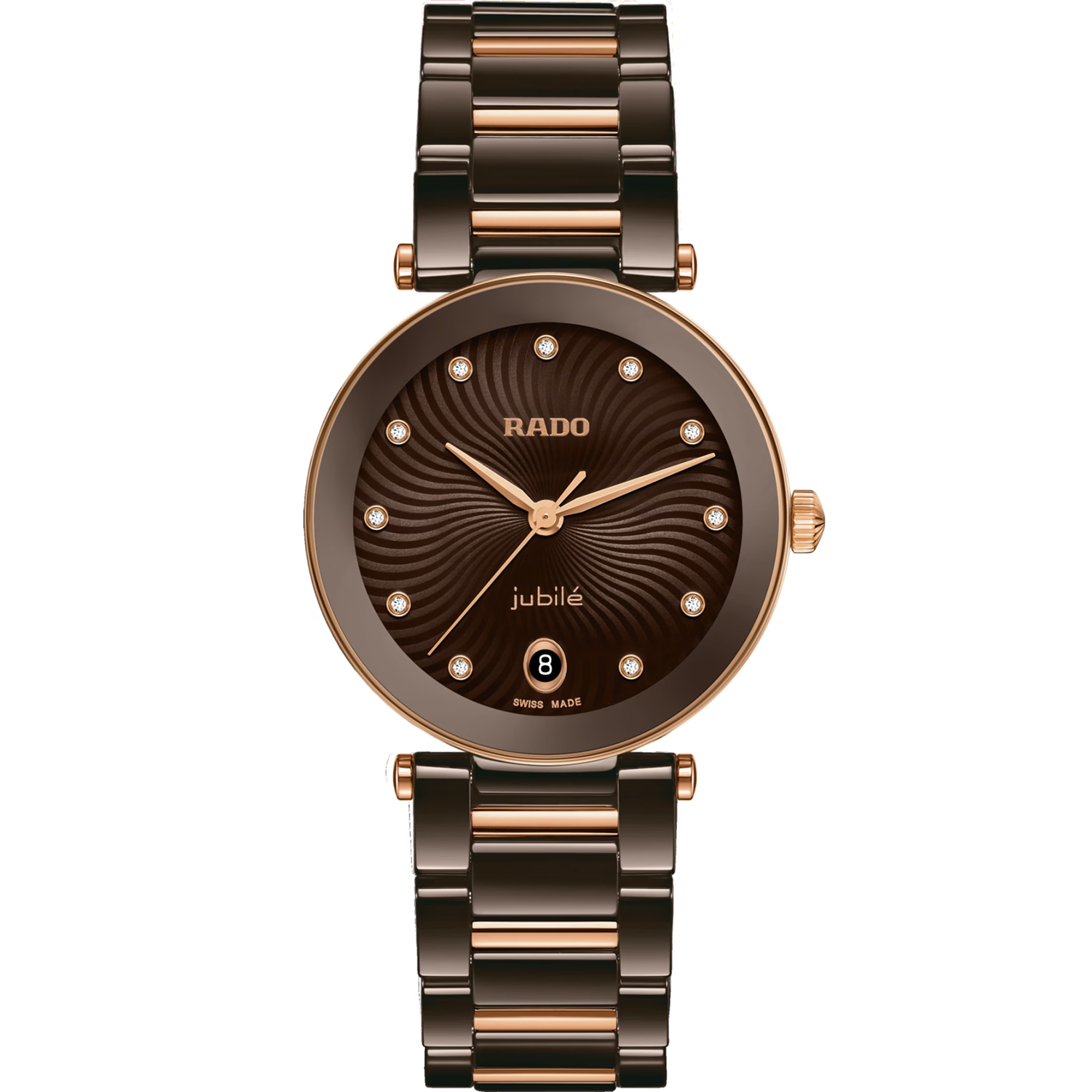 Rado lacoupole quartz met diamant 31mm