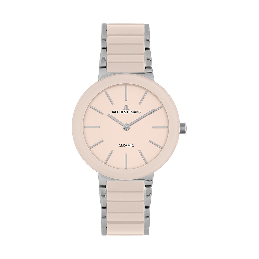 Jacques Lemans Keramisch horloge Monaco Quartzhorloge, polshorloge, dameshorloge, analoog