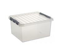 sunware Aufbewahrungsbox Q-line 36 Liter, DIN A3, transparent, 500 x 400 x 260 mm,