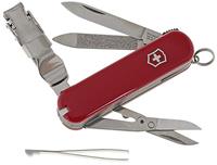 Victorinox Kleines Taschenmesser Nail Clip 580, 8 Funktionen Rot