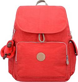 kipling, Basic City Pack 18 Rucksack 37 Cm in rot, Rucksäcke für Damen