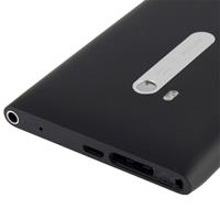 huismerk Housing Battery Back Cover With Side Button Flex Cable for Nokia Lumia 900(Black)