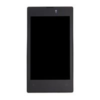 huismerk LCD-scherm + aanrakingspaneel met Frame vervanging voor Nokia Lumia 520(Black)